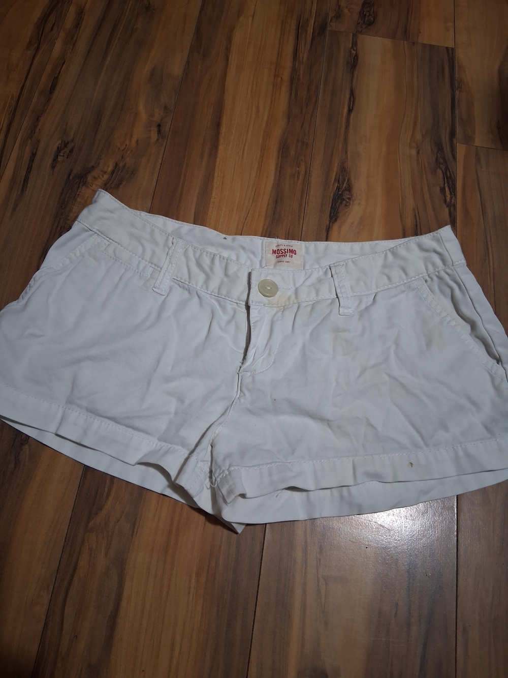 Mossimo Supply Co. White Women's Denim-Style Shorts